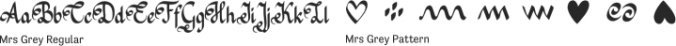 Mrs Grey Font Preview