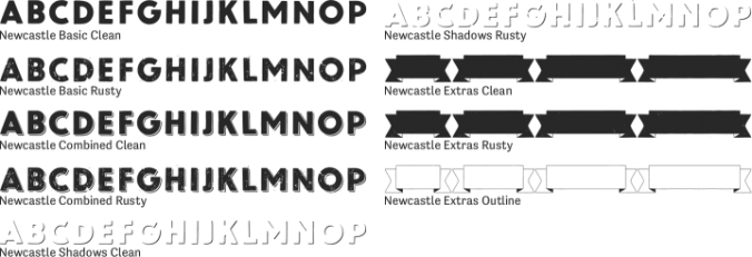 Newcastle Font Preview