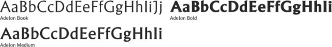 Adelon Font Preview