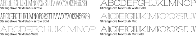 Strangelove NextSlab font download