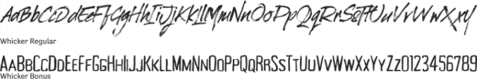 Whicker font download