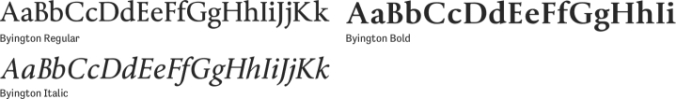 Byington font download