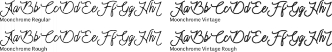 Moonchrome font download