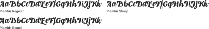 Piambis font download