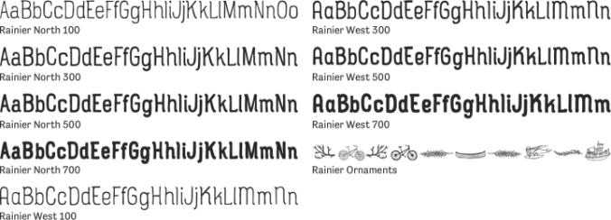 Rainier font download
