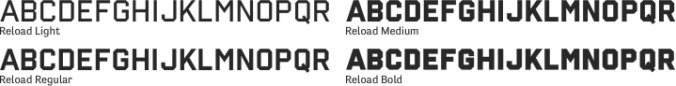 Reload font download