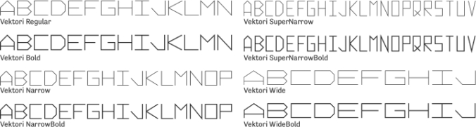 Vektori font download