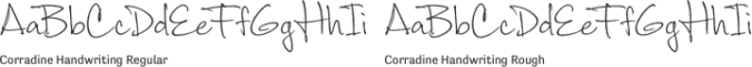 Corradine Handwriting font download