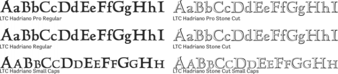LTC Hadriano Font Preview