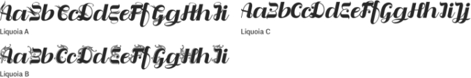 Liquoia Font Preview