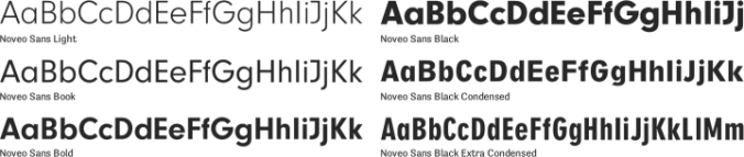 Noveo Sans Font Preview