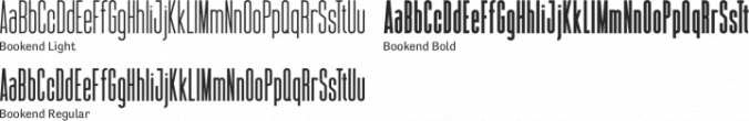 Bookend Font Preview