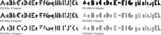 P22 Bifur Font Preview