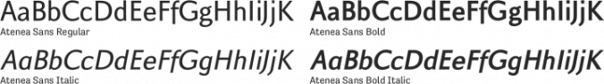Atenea Sans Font Preview