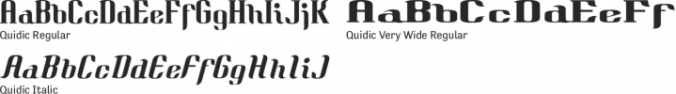 Quidic Font Preview