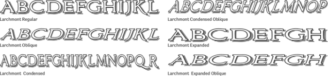 Larchmont font download