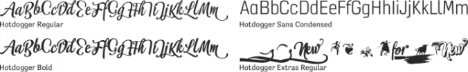 Hotdogger Font Preview