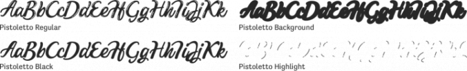 Pistoletto Font Preview