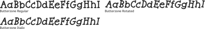 Butterzone font download