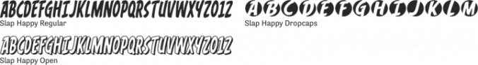 Slap Happy Font Preview