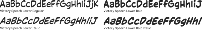 Victory Speech Lower Font Preview