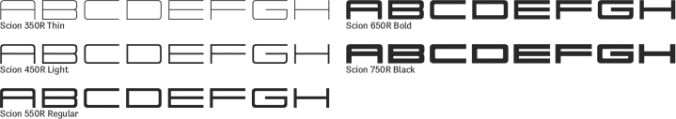 Scion font download