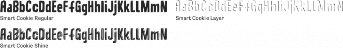 Smart Cookie Font Preview