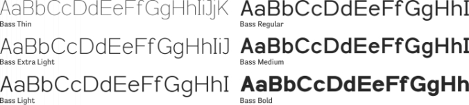 Bass Font Preview