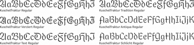 Kuschelfraktur font download