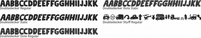 Doubledecker Font Preview