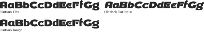 Flintlock Font Preview
