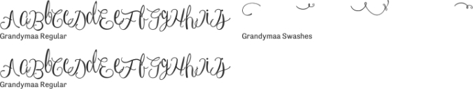 Grandymaa Font Preview