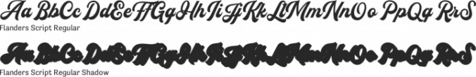 Flanders Script font download