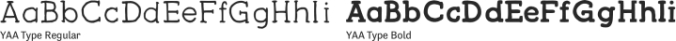 YAA Type font download