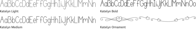 Katelyn Font Preview