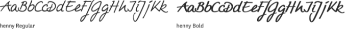 henny font download