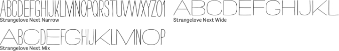 Strangelove Next font download