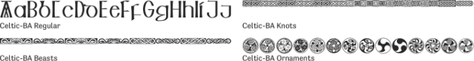 Celtic-BA Font Preview