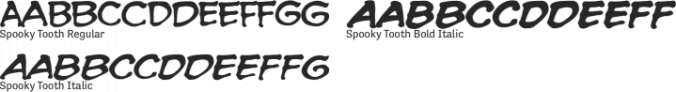 Spooky Tooth font download