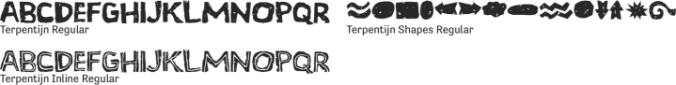 Terpentijn font download