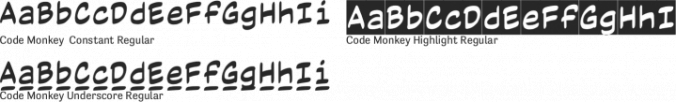 Code Monkey Constant font download