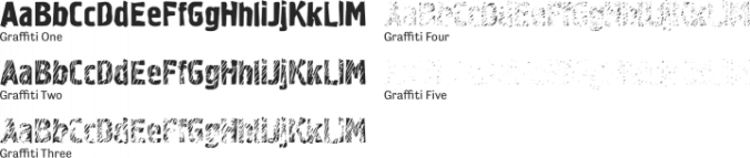 Graffiti Font Preview