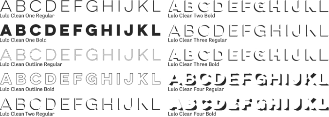 Lulo Clean Font Preview