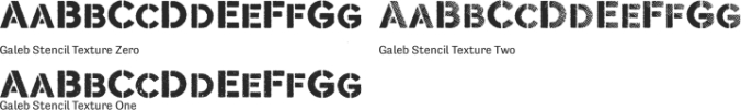 Galeb Stencil Texture font download