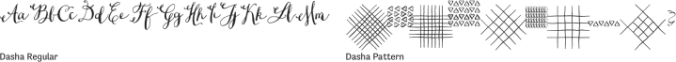 Dasha Font Preview