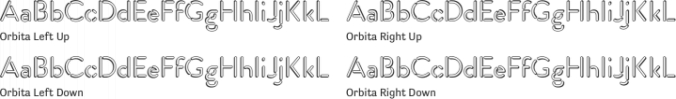 Orbita Font Preview