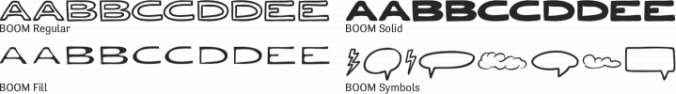 BOOM Font Preview