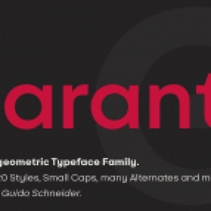 BF Garant Font Preview