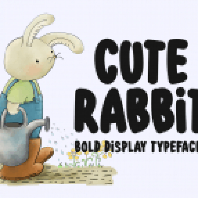Cute Rabbit font download