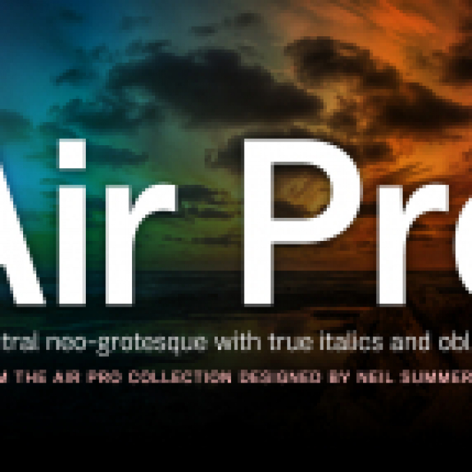 Air Pro Font Preview